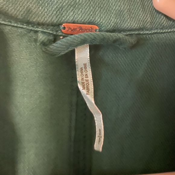 Free People Green Blazer Jacket - Picture 8 of 9